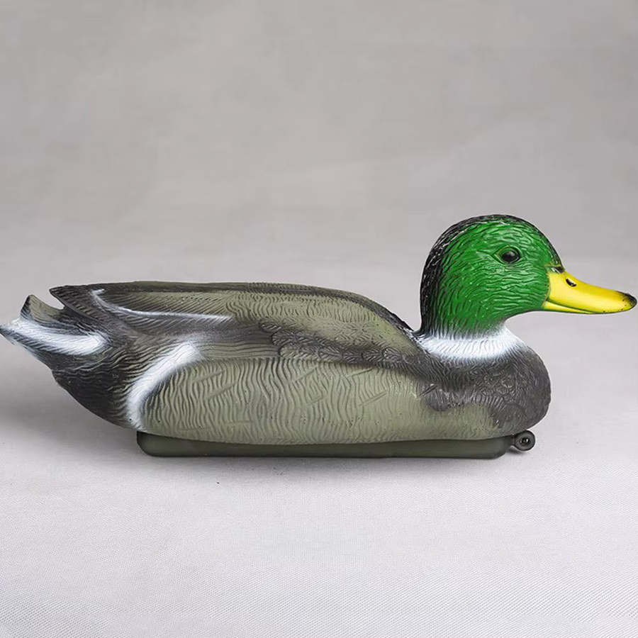 Schwimmende Entenattrappe als Gartendekoration für Pool, See und Teich, Mehrfarbig, B: 26 cm, H: 11 cm, T: 11 cm - Bild 2