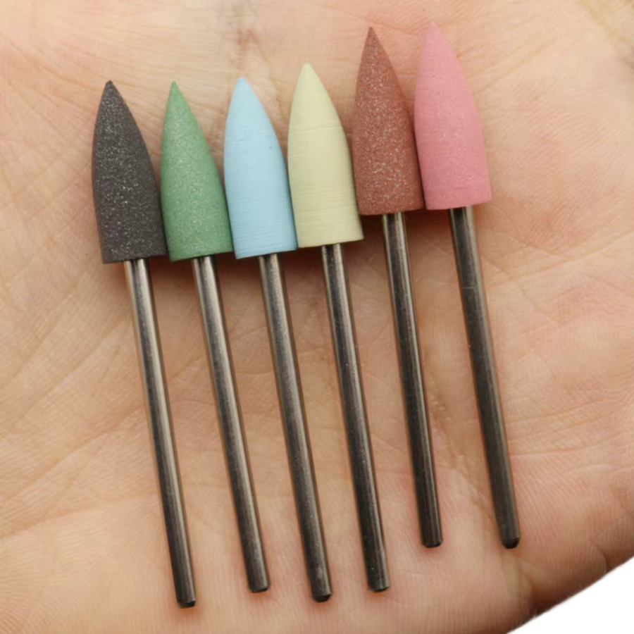 Easy Nail Silikon-Polier-Nagelbohrer, 2,35 mm Schaft, Unisex - Bild 3