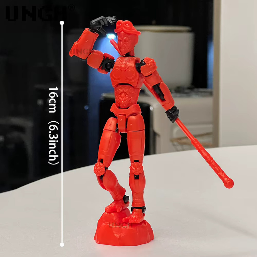 UNGH Black Myth: Wukong Sonne Wukong Mon Figuren Modell, 3d gedruckt, DIY Baugruppe, beweglich - Bild 2