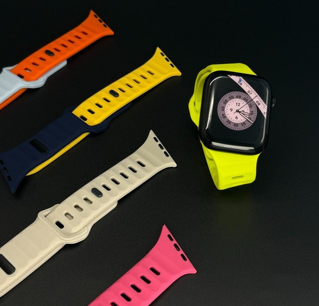Uhrenarmband Silikon, Bunt, Unisex - Bild 1