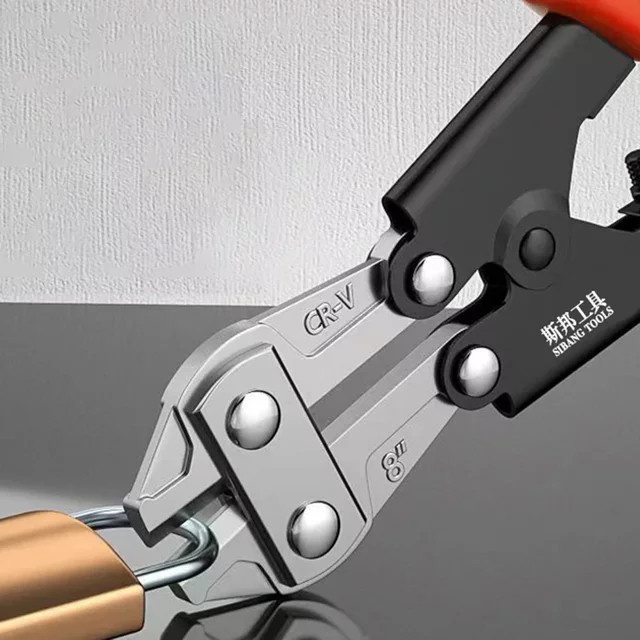 WOZOBUY 8 Zoll Mini-Bolzenschneider Multitool als Stahldrahtschneider und Drahtseilklemme - Bild 1