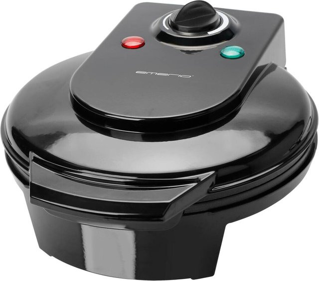 Waffelautomat Emerio WM-131149.1 in Schwarz aus Kunststoff, B/H/T: 20 x 8 x 26 cm - Bild 1
