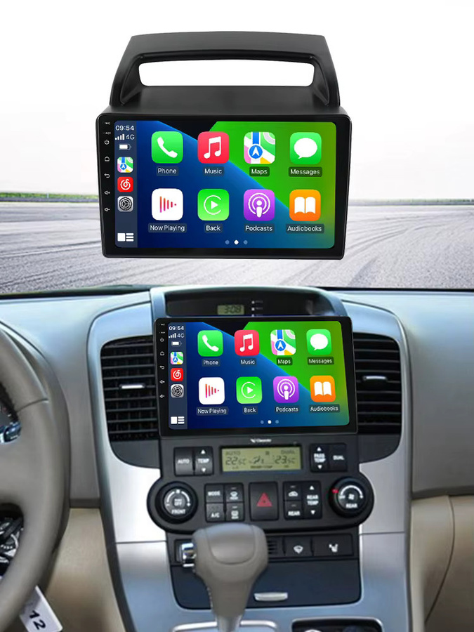 MEKEDE Android 14 Autoradio für KIA Carnival VQ 2006-2014 mit kabellosem CarPlay, Android Auto, GPS und Bluetooth in Schwarz - Bild 6