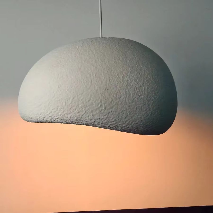 Joyinled E27 LED-Pendelleuchte aus ovalem Harz für Esszimmer und Kronleuchter, Höhe: 50 cm - Bild 3