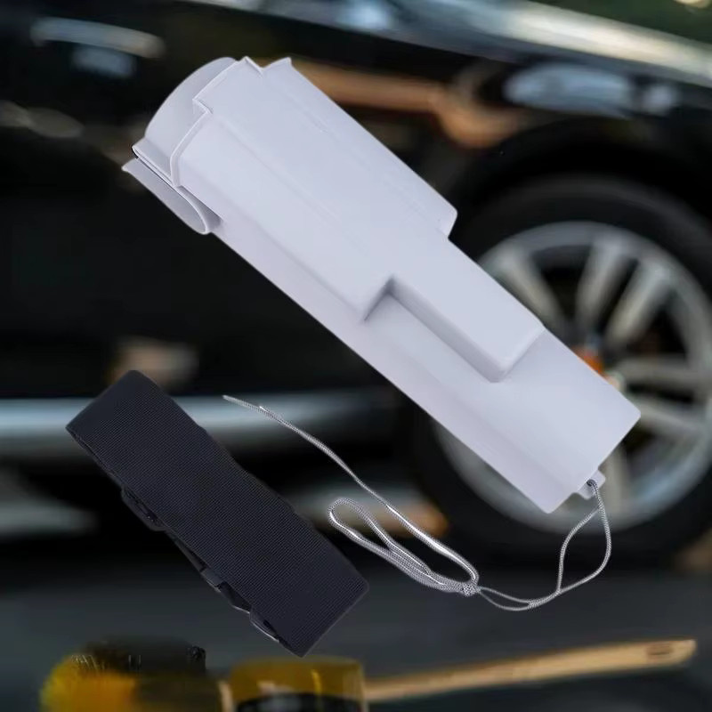 Professioneller Belt-Mounted Window Cleaning Holster Solarpanel-Rakelhalter mit werkzeuglosem Clip-System in Weiß, B/T/H: 32,0 x 10,0 x 6,0 cm - Bild 2