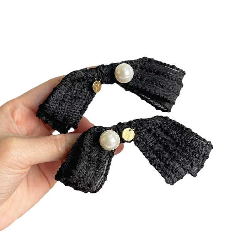 Velishy Haarclip mit Perlen und Schleife - Bild 6