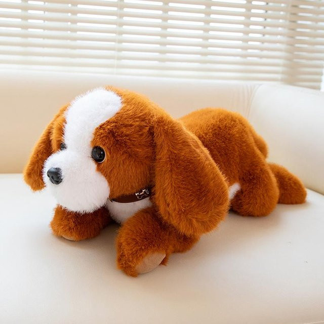 Husky Golden Beagle Plüschtier Kissen, Plüsch / Textil, 40cm, ab 14 Jahre - Bild 1