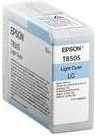 Epson T8505 Original Tintenpatrone Hell Cyan für SureColor P800 und SureColor SC-S 70600 - Bild 1