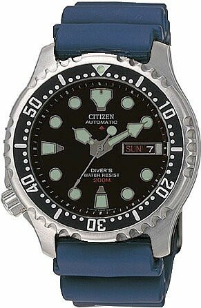 Citizen Armbanduhr Automatik, Edelstahl, 42 mm, Herren, Schwarz - Bild 1