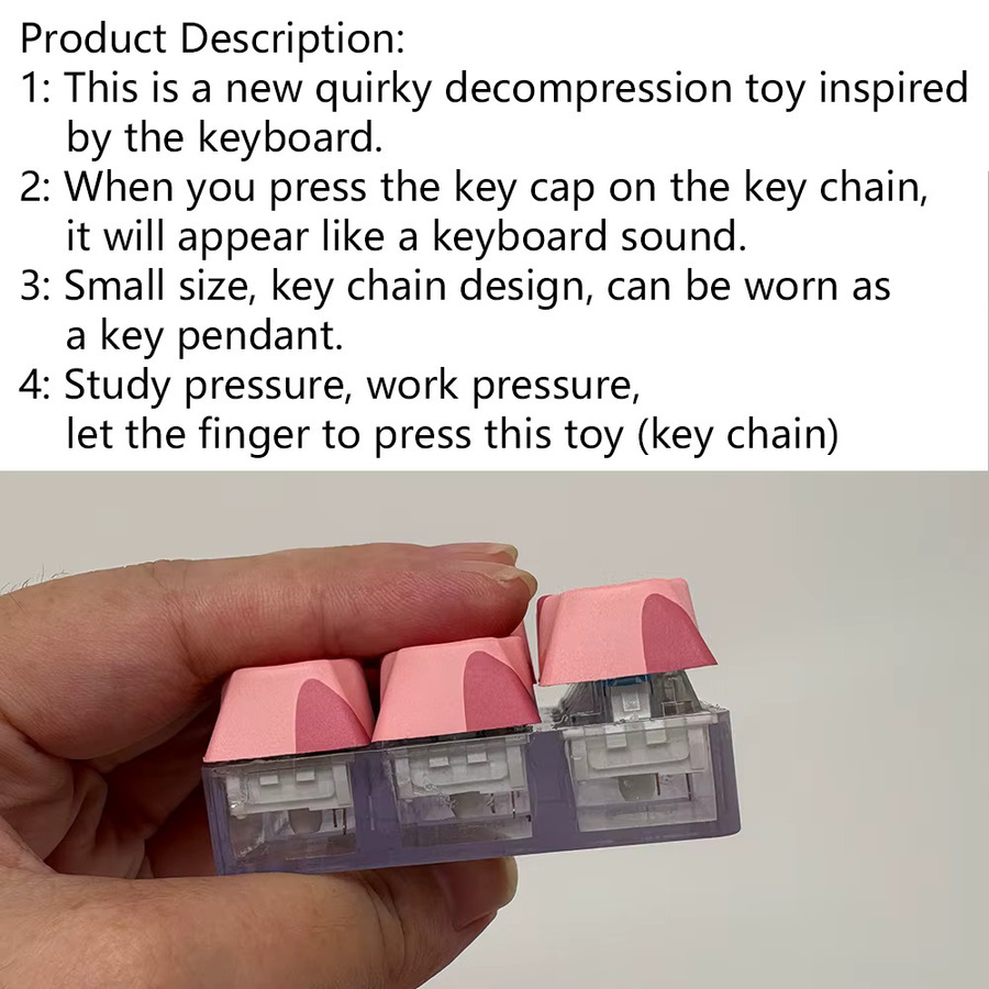Schlüsselanhänger Pop Fidget, Unisex - Bild 2