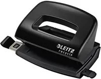 Leitz NeXXt Recycle Mini Locher in Schwarz aus Metall und Kunststoff - Bild 1