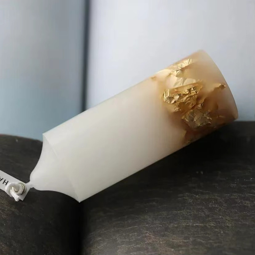 Goldfolie für Kerzen als DIY-Material zur Dekoration von Duftkerzen, 2 g - Bild 3