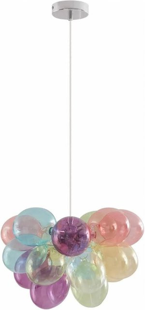 Lucande Pendelleuchte Diborah Modern aus Glas in Multicolor mit 3 Kugeln und G9 Fassung - Bild 1