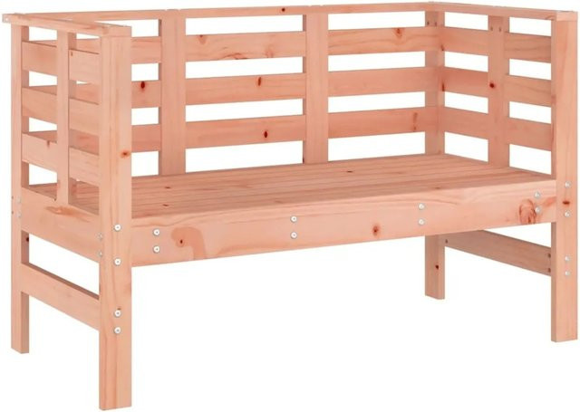 vidaXL Gartenbank aus Massivholz Douglasie in Braun, B/T/H: 111,5 x 53 x 71 cm - Bild 1