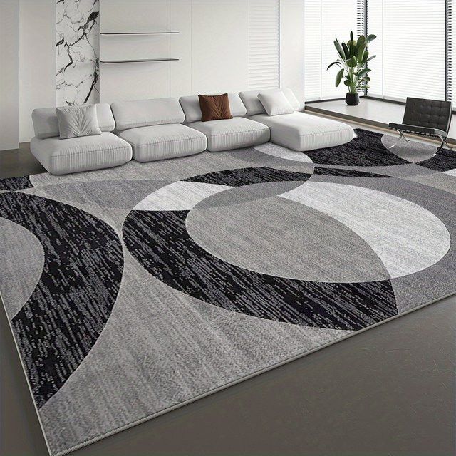 VIKAMA Moderner geometrischer Teppich rutschfest für Wohnzimmer Schlafzimmer und Büro - Bild 1