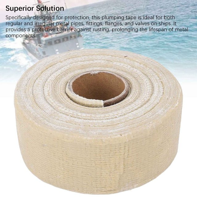 Igeteck Boots Sanitärband Beige, flexibles Dichtband für Boote und Yachten, Breite: 5 cm, Länge: 10 m - Bild 1