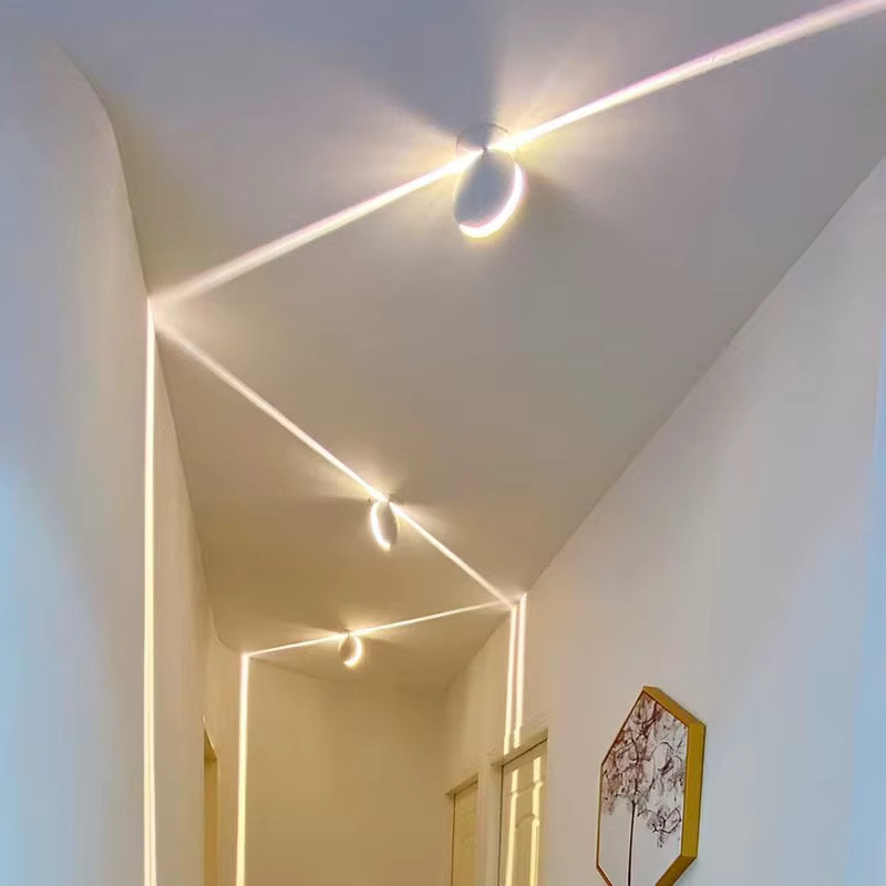 9W LED COB Schmalstrahler Fensterbankleuchte mit drehbarem Winkel für Wand- und Türrahmenbeleuchtung in Weiß oder Schwarz - Bild 2