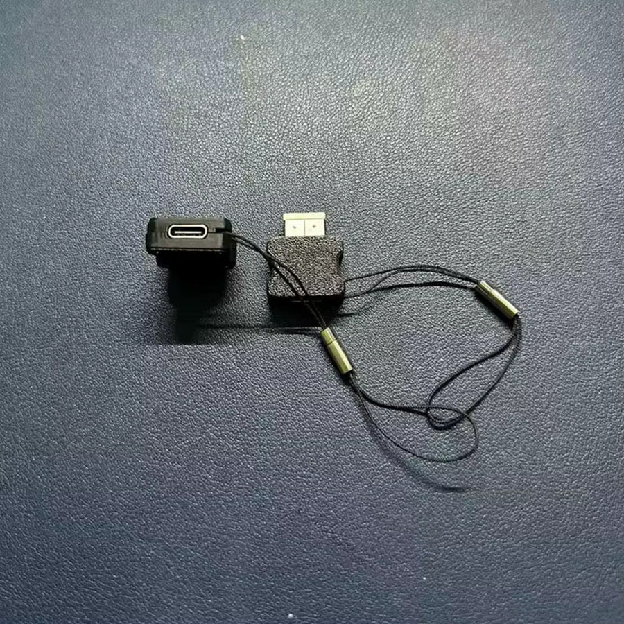 USB-C Ladeadapter für GBA SP Spielkonsolen in Schwarz - Bild 2