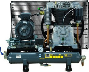 Schneider Electric Kompressor UNM STB 1000-10-10 mit Sterndreieckschalter in Grau - Bild 1