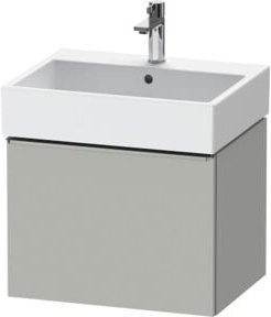 Duravit Waschtischunterschrank D-Neo, wandhängend, grau matt, B/T: 58,4 x 44,2 cm - Bild 1