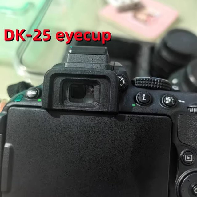 Silikon DK-25 Kamera-Augenmuschel Sucher-Schutz für Nikon in Schwarz - Bild 1