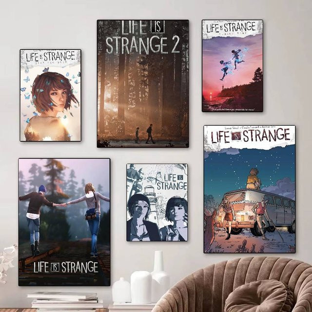Rastar Anime-Poster Life Is Strange 2, selbstklebende Wanddekoration aus Papier in Weiß und Multicolour - Bild 1