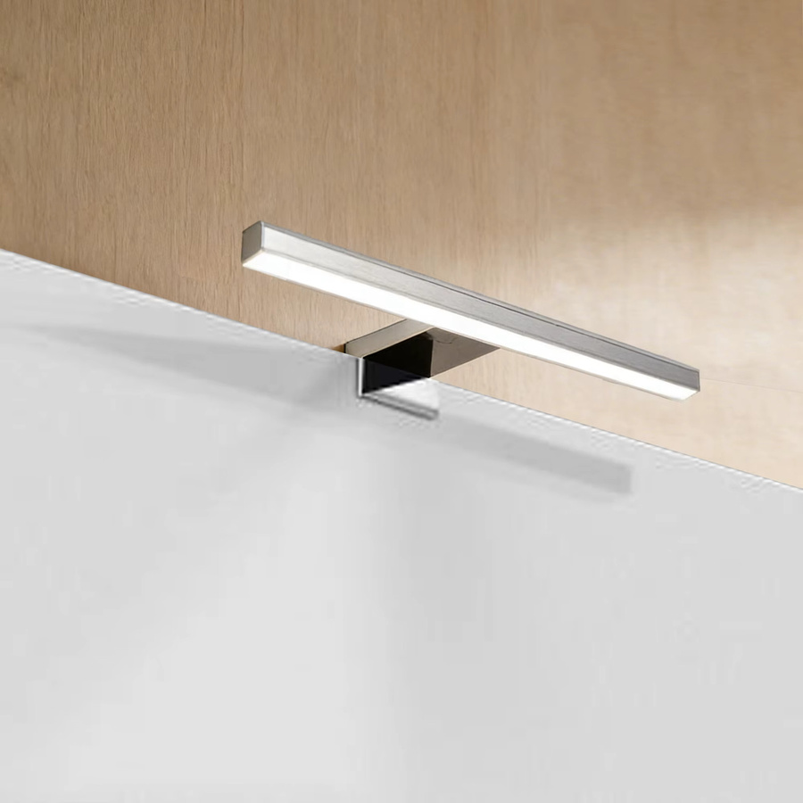 DILUMEN LED Spiegellampe für das Badezimmer, Farbe Silber/Chrom, Lichtfarbe Neutralweiß 4000K, 5W, 400lm, Breite: 30 cm - Bild 2
