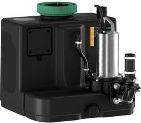 Wilo Abwasserhebeanlage DrainLift SANI Cut-M. 27T/1 in Schwarz mit CEE 16A Anschluss, 400 V - Bild 1