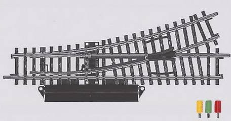 Märklin H0 K-Gleis 2262 Weiche links 2er-Set