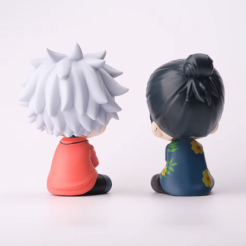 Bandai Jujutsu Kaisen Anime-Figur Satoru Gojo Q-Version Actionfigur aus Kunststoff, mehrfarbig, Höhe: 10 cm - Bild 3