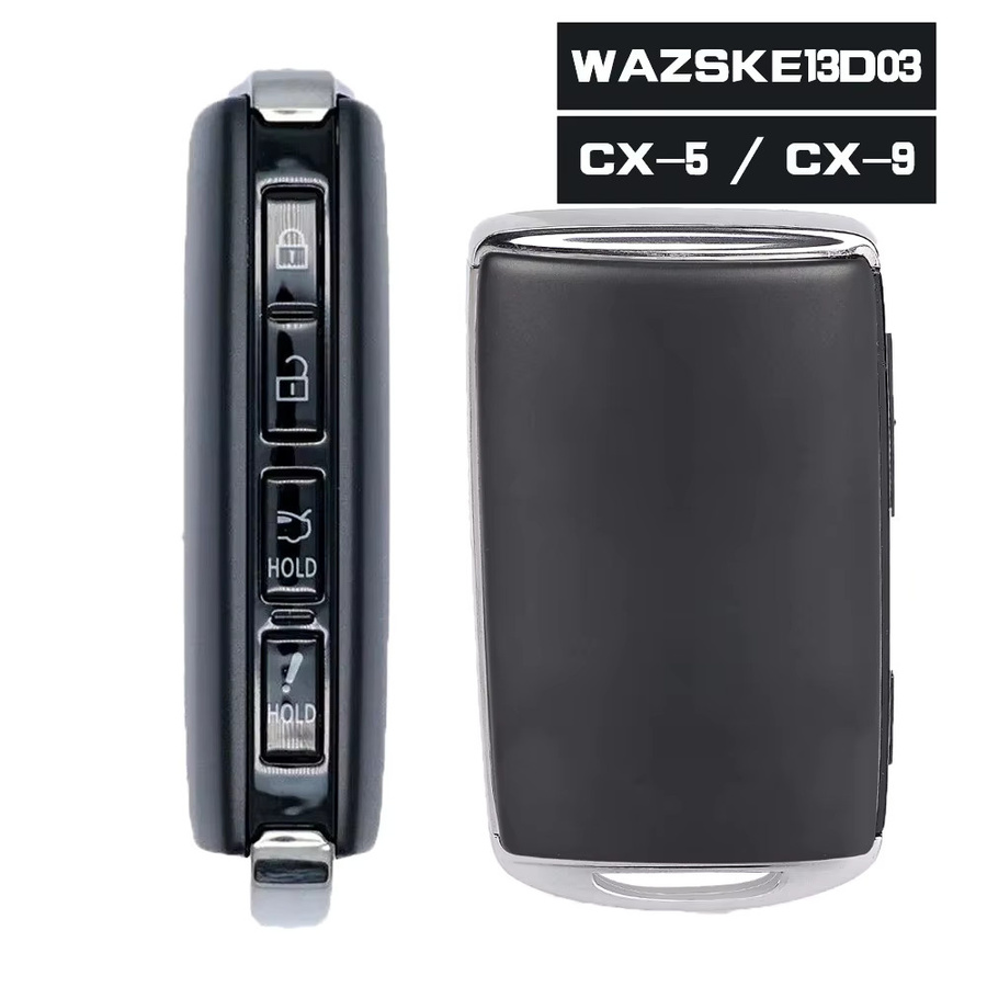 KEYECU Smart-Fernbedienungsschlüssel WAZSKE13D03 TAYB-67-5DYB in Schwarz mit 3/4 Tasten und 315MHz 4A für Mazda CX-5 CX-9 M6 MX-5 Miata - Bild 3