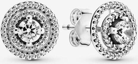 YIRAN Jewelry Ohrstecker 925 Silber, Gold, Zirkonia, Damen - Bild 1