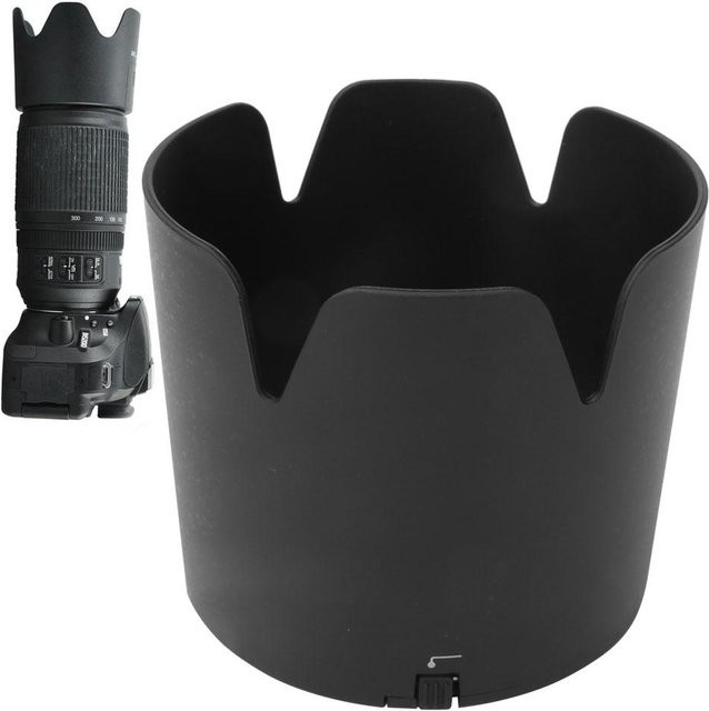 Nikon HB 65 Schwarze Kunststoff-Bajonett-Gegenlichtblende für AF-S Nikkor 80-400mm f/4.5-5.6 Objektive - Bild 1