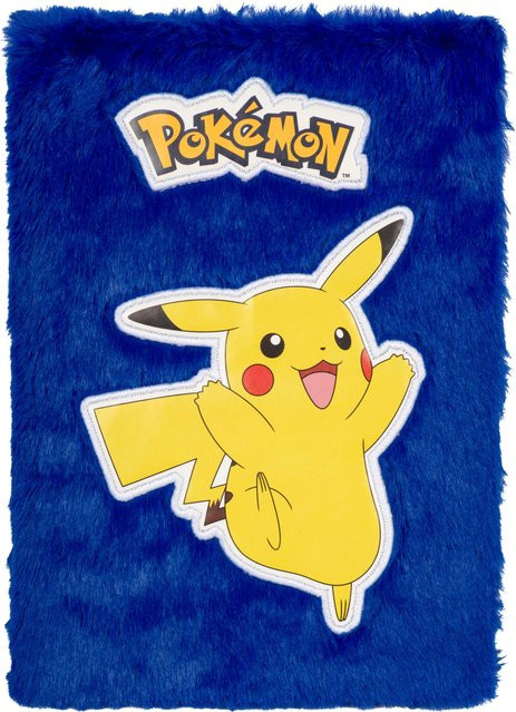 Pokémon Pikachu A5 Notizbuch aus Stoff in Blau - Bild 1
