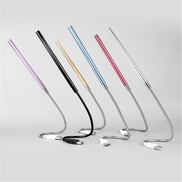 Flexible LED Leselampe YzzYzz für Notebook und PC, tragbare USB-Beleuchtung für Schreibtisch und Schlafzimmer in verschiedenen Farben - Bild 1