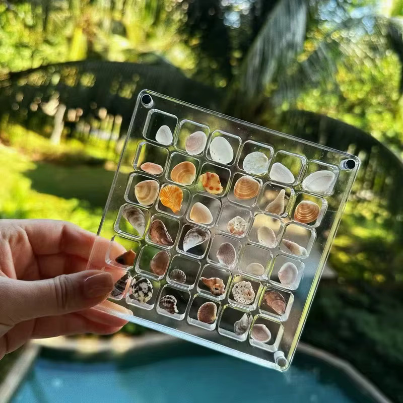 Transparente Acryl-Aufbewahrungsbox für Nagelkunst und Rhinestones als Organizer für dein Nagelstudio - Bild 1