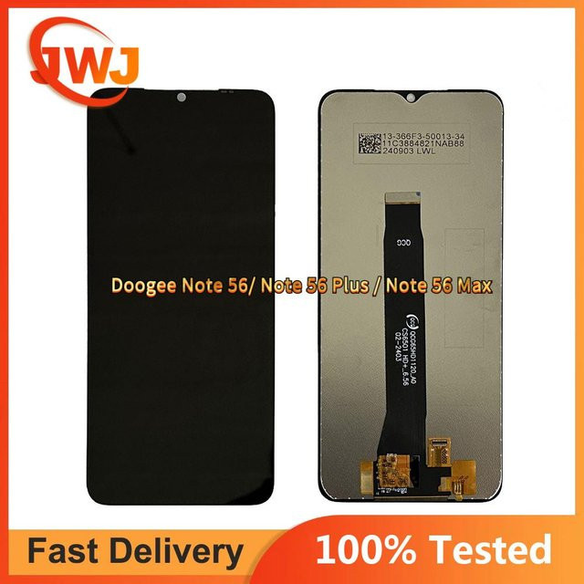 Doogee LCD-Bildschirm und Digitizer Baugruppe in Grau für Note 56, Note 56 Plus und Note 56 Max - Bild 1