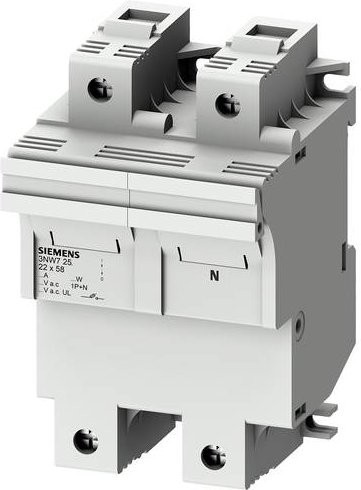 Siemens Zylindersicherungshalter 3NW7252, 100A, 690 V/AC, grau - Bild 1