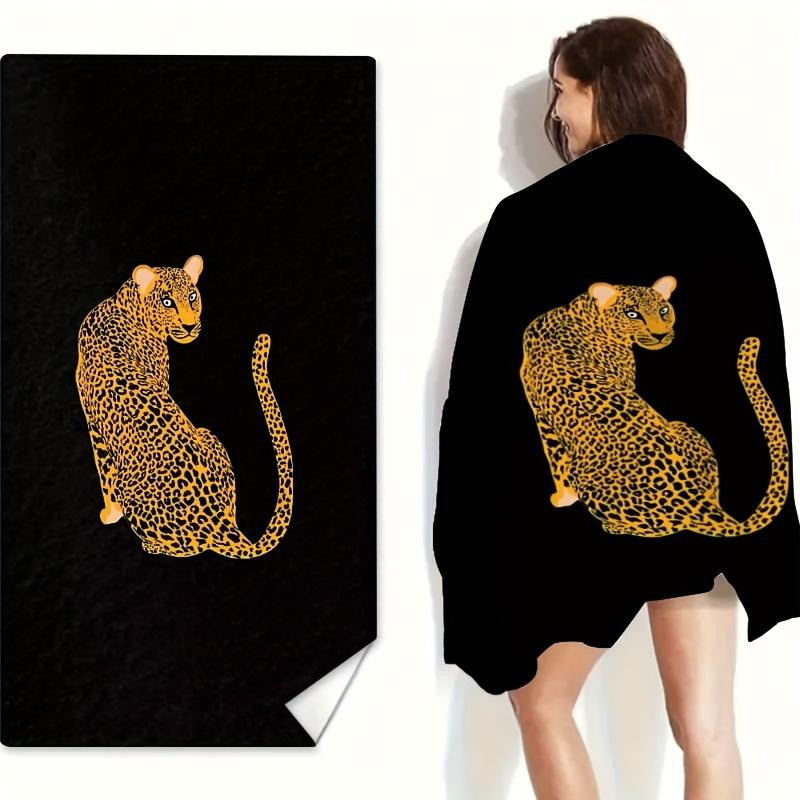 Dalangpa Strandtuch mit Leopardenmuster, Breite: 40 cm, Höhe: 60 cm - Bild 3