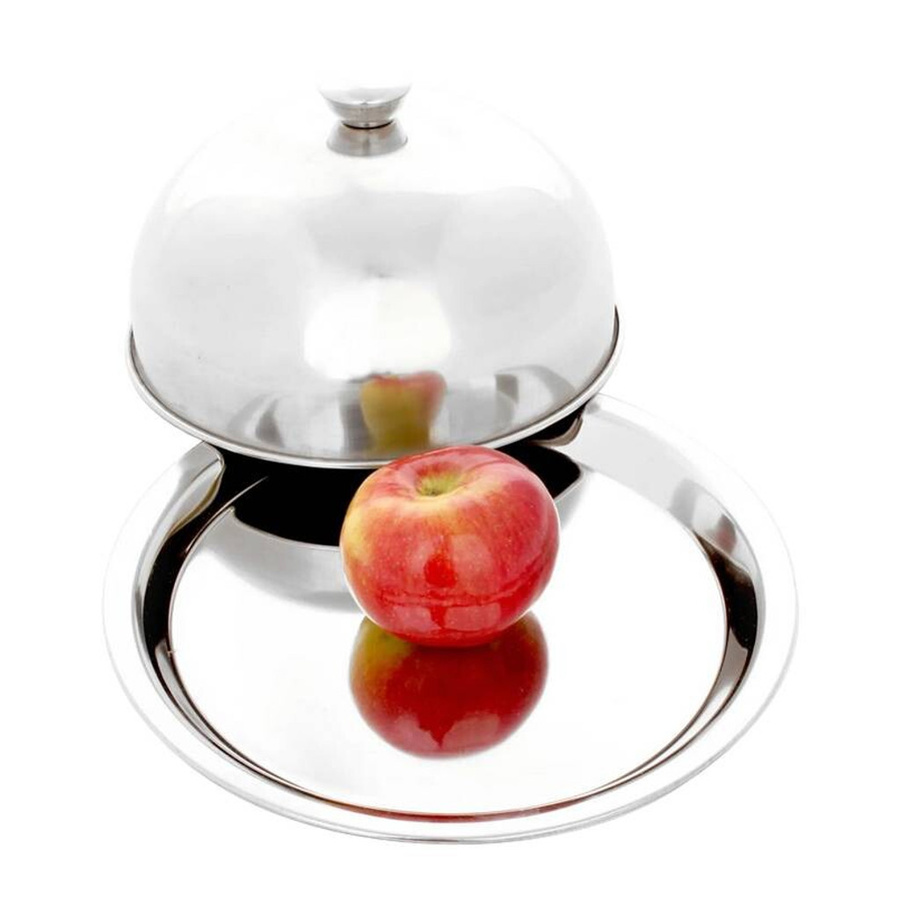 Excellent Houseware Schale mit Deckel in Silber, Durchmesser: 24 cm - Bild 2