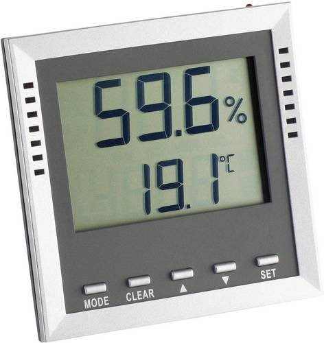 TFA Dostmann KLIMA GUARD Thermo-Hygrometer in Silber - Bild 1