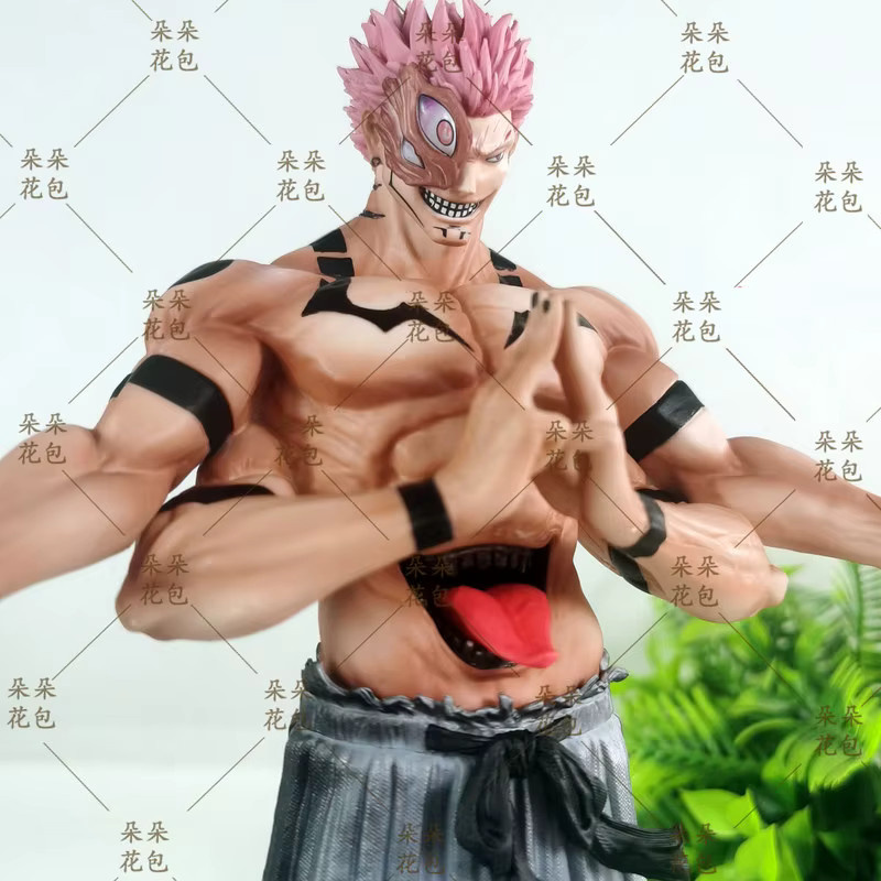 Bandai Jujutsu Kaisen Ryomen Sukuna GK Statue, Sammlerfigur, Kunststoff - Bild 2