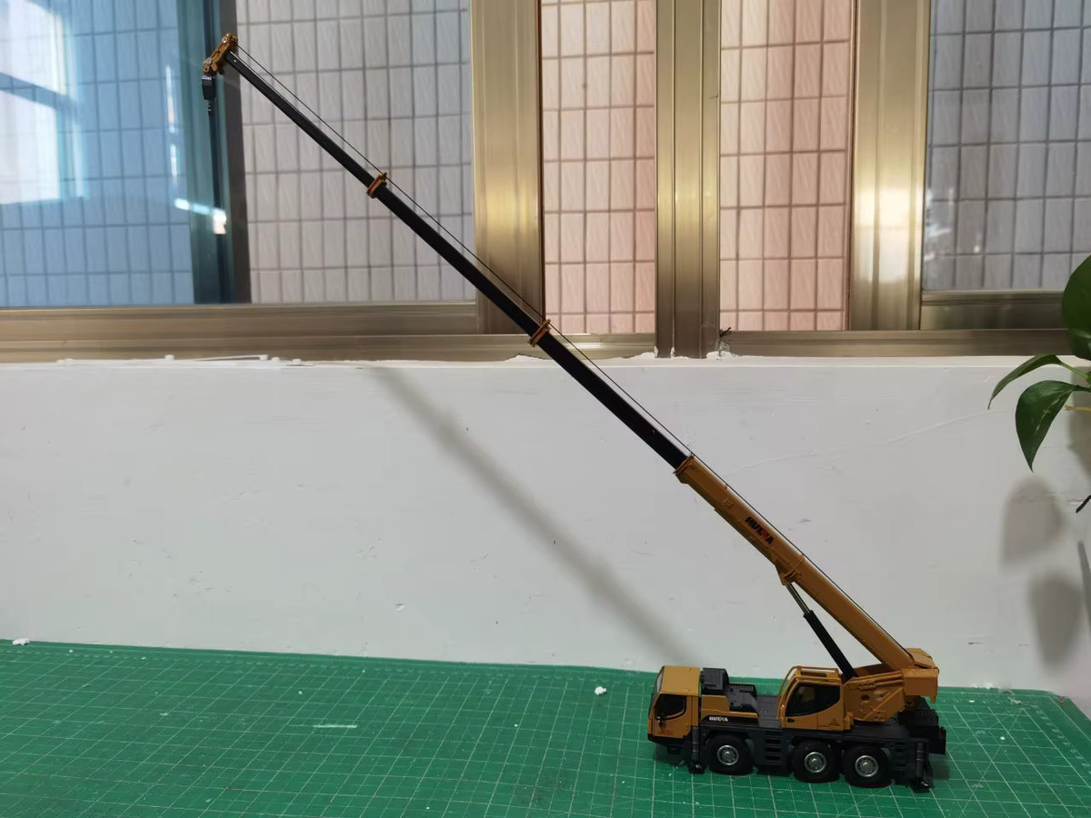Huina Diecast Truck-montierter Kran, Legierung Modell, 1:50, Gelb - Bild 3