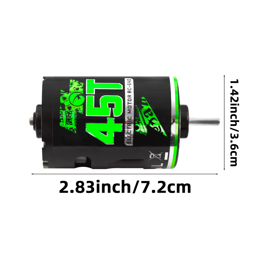 RCXAZ Wasserdichter Bürstenmotor 60A ESC für RC Auto Boot Crawler - Bild 1