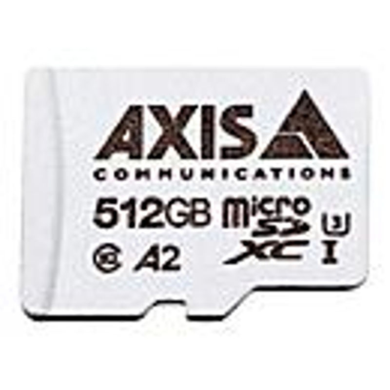 AXIS Surveillance microSDXC Flash-Speicherkarte mit SD-Adapter, 512 GB, A2 / UHS-I U3 / Class10 - Bild 2