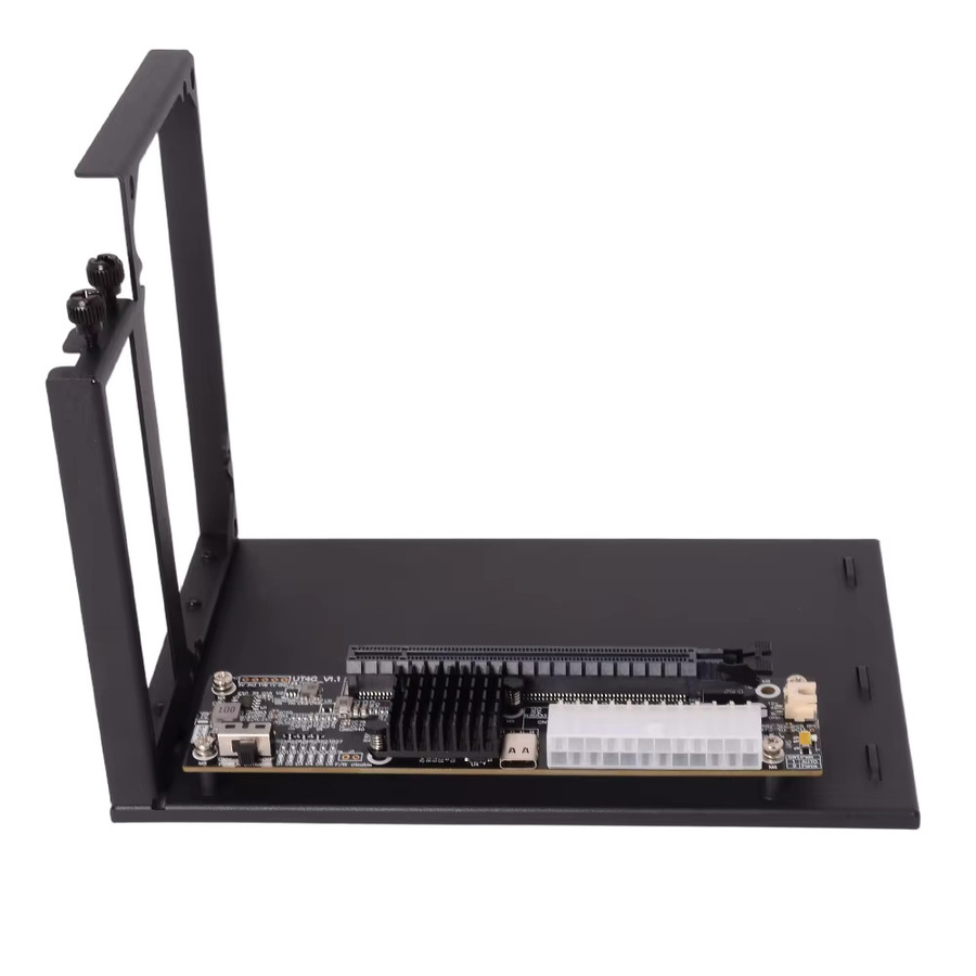ADT-Link UT4G USB4 zu PCIe 4.0 x4 eGPU-Adapter für Thunderbolt 3/4, Schwarz - Bild 4