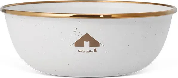 Naturehike Batali Servierschüssel aus Edelstahl in Gold und Weiß - Bild 1