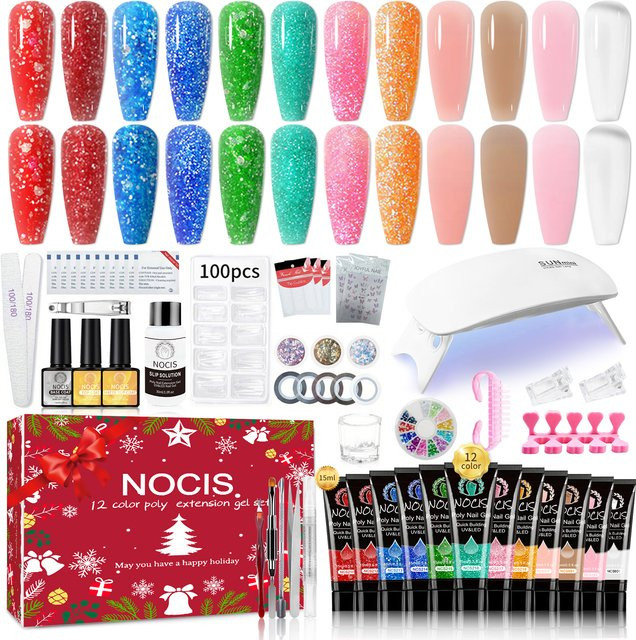 NOCIS Polymer-Nagelverlängerungsset, Glänzend - Bild 1