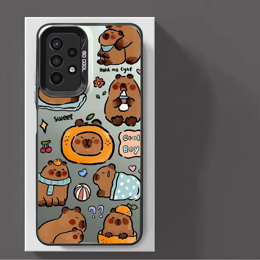 Niedliche Capybara Handyhülle für Samsung Galaxy A-Serie in Multicolour - Bild 1
