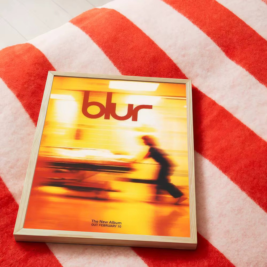 Rastar Wandaufkleber Rockband B-Blur Klassische Filmplakate Wasserfester Papieraufkleber Rechteckig - Bild 4
